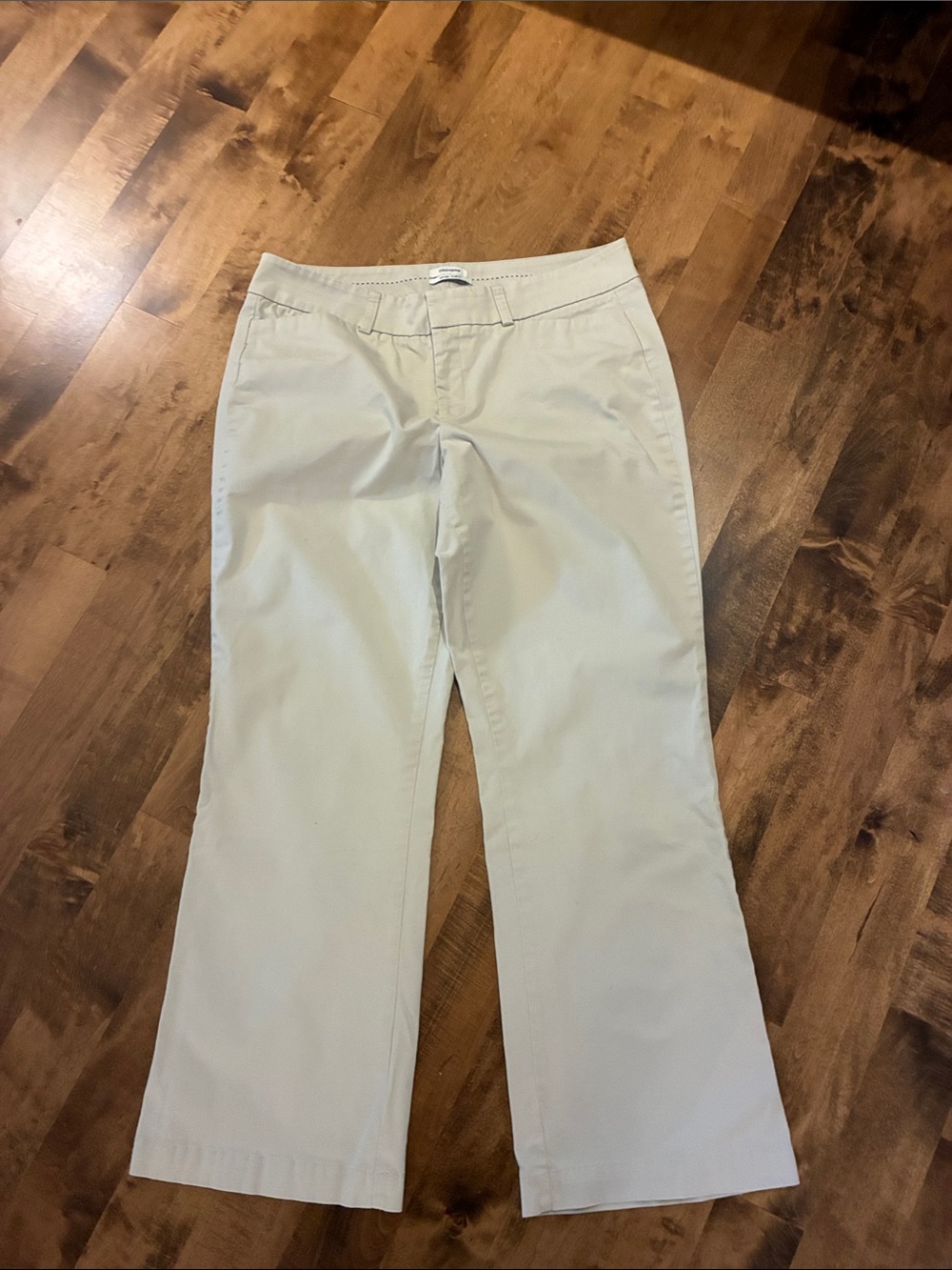 Dockers Women's Beige Wide Leg Flare Pants
